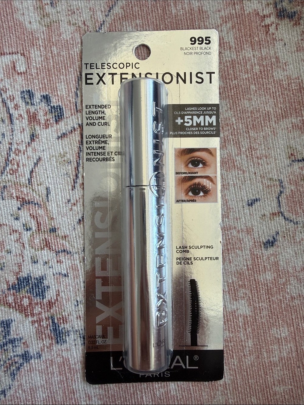 L'Oréal Telescopic Extensionist Mascara 995 Blackest Black